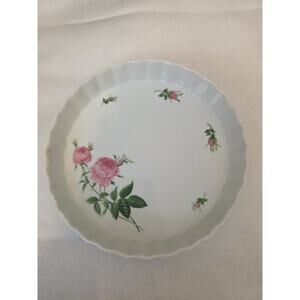 Christineholm Rose Fluted Quiche/tart Dish